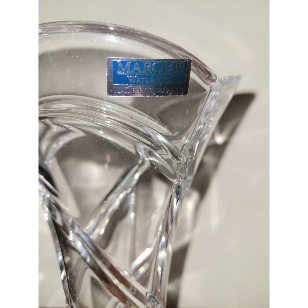 WaterFord Crystal Marquis Vase 7” Germany Lead Trillium Vintage Stamped EUC *